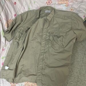 Orvis Beige Short Sleeve Shirt